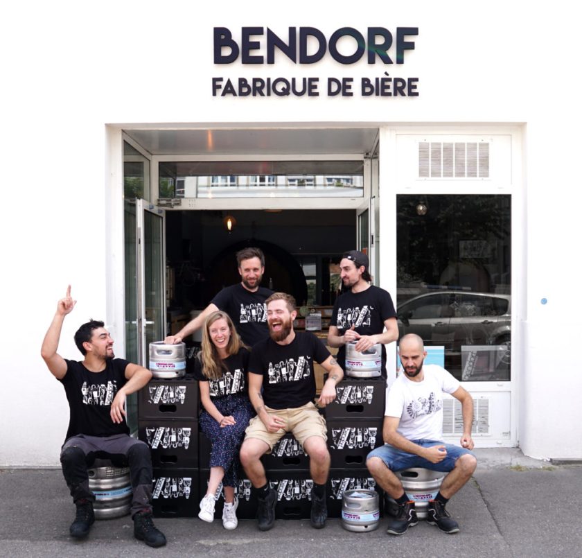 L'équipe de la brasserie Bendorf